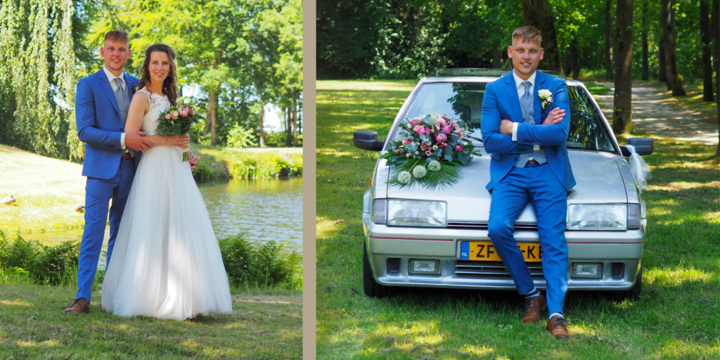 Trouwmode - bruidegom bij Dijkstra Mode Feanwâlden
