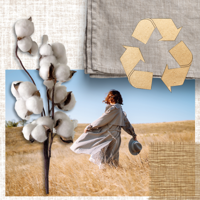 Duurzame kleding natuurlijke materialen in eco mode