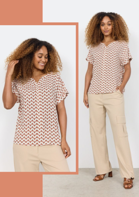 Soyaconcept blouse allover print - Dijkstra Mode