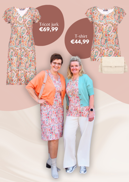 Geisha tricot jurk en shirt