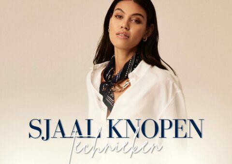 Sjaal knopen technieken sjaaltjes bij Dijkstra Mode - instructie filmpje