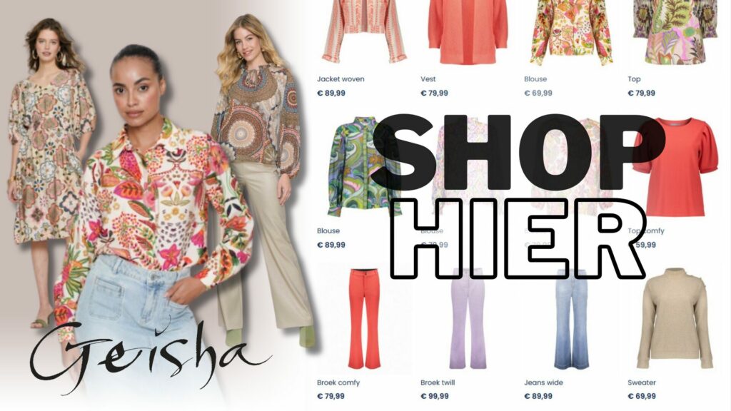 SHOP ONLINE de collectie ss25 van Geisha