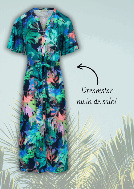 Dreamstar maxidress kleurrijke zomerjurk