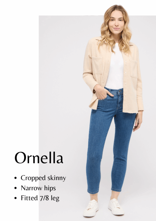 Ornella jeans Angels jeanswear broek korte lengte Dijkstra Mode Feanwâlden
