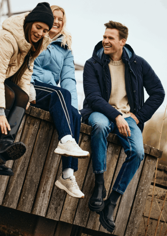 Winterjas District outdoor wintermode najaarsmode buitenjas dames heren