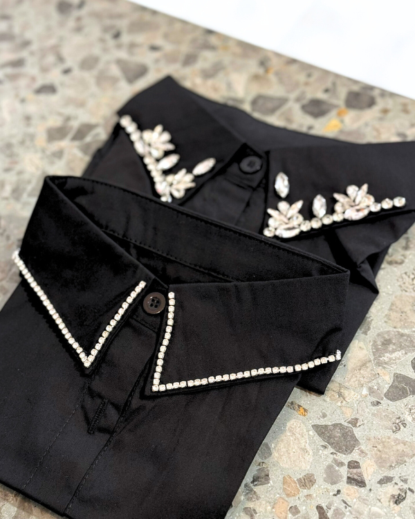 Kraagjes met glitterdetail