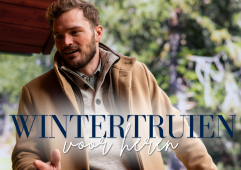 Warme wintertruien voor heren bij Dijkstra Mode in Feanwâlden