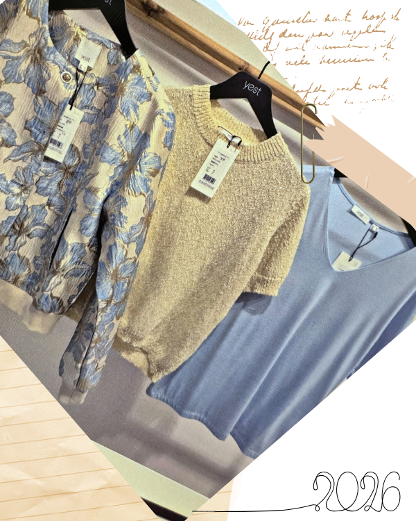 Yest collectie damesmode modetrends 2026 voorjaar zomer dijkstra mode feanwâlden blauw jeans