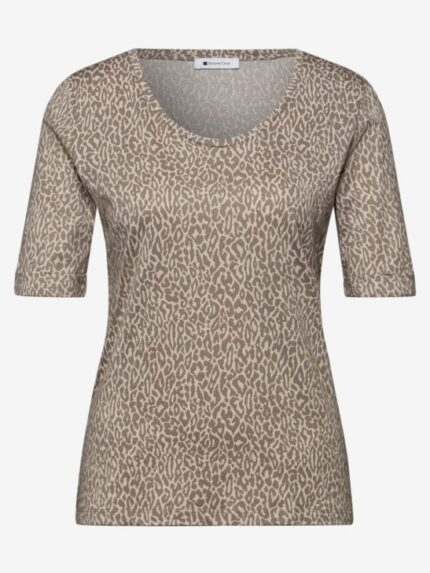 Shirt KM rounded v-neck