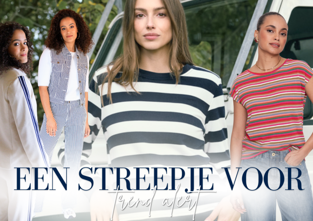 Gestreepte trend, een streepje voor mode voorjaar zomer 2026